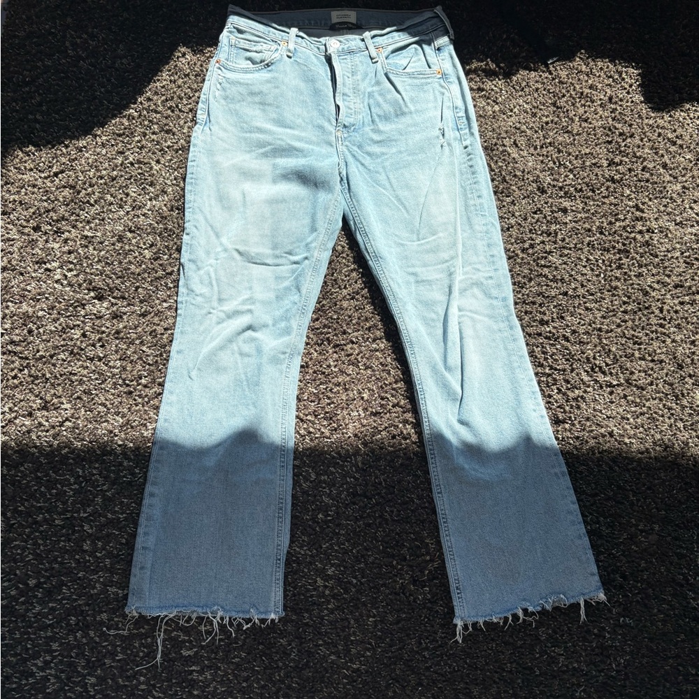 Citizens Of Humanity Light Blue flare at the bottom jeans